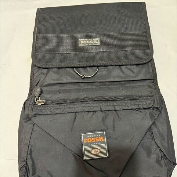 Fossil Toiletry  Accessory Bag Travel Black unisex - Picture 2 of 8